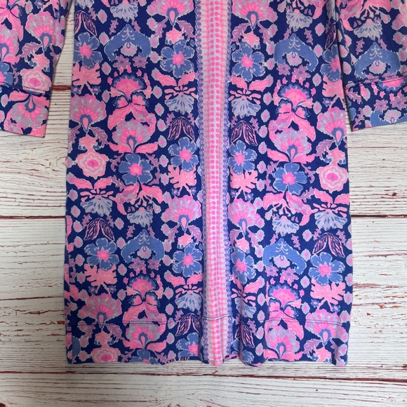 Lilly Pulitzer Marlowe Dress in Iris Blue Werk It Sz XS - Picture 7 of 11